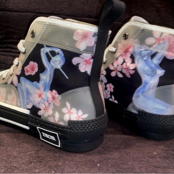 DIOR SORAYAMA B23 'Robot Black' Canvas US Size 10.5 - Picture 6 of 7